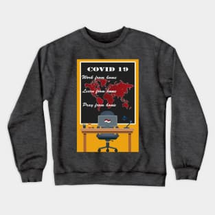 covid 19 Crewneck Sweatshirt